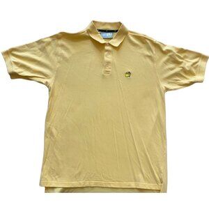 Master's yellow Golf polo shirt short sleeve Augusta National Golf Shop Men XL